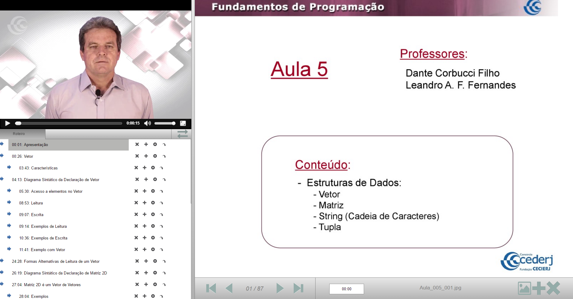 Fundamentos de Programação UFF 