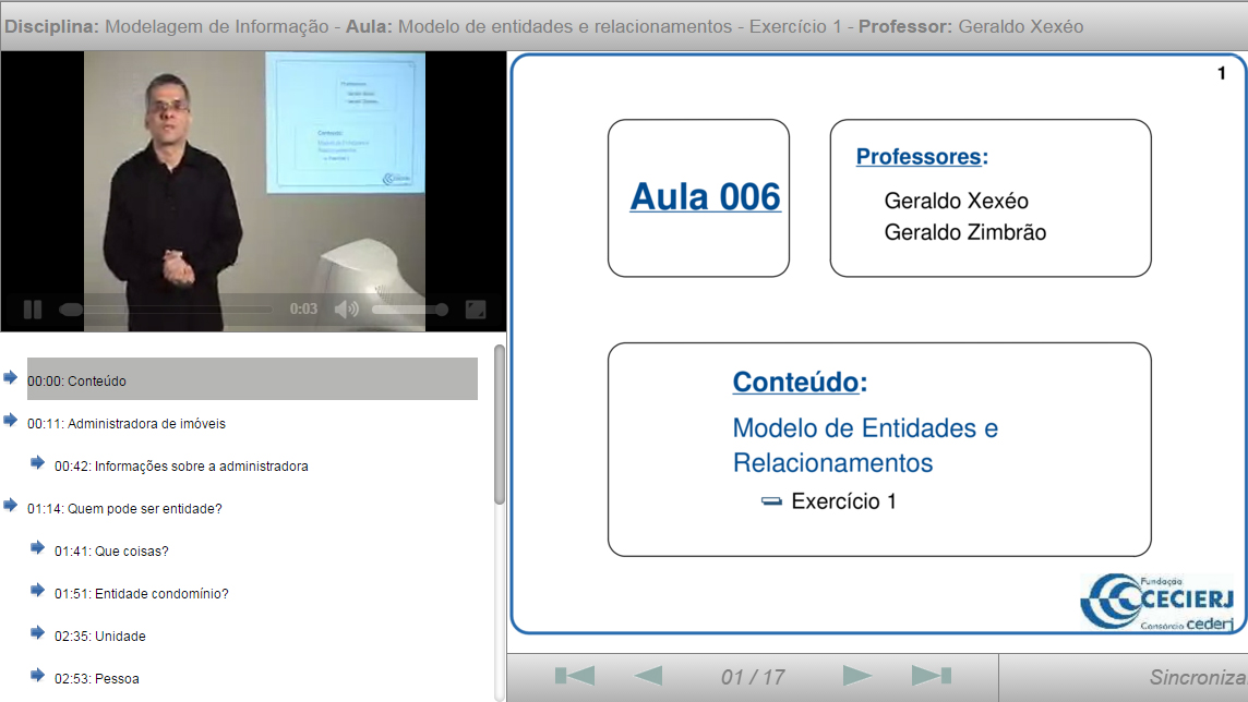 Modelo de entidades e relacionamentos - Exercício 1