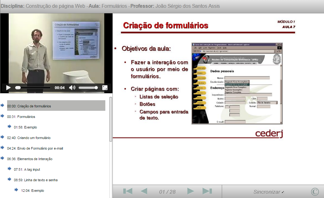 [ead05002] Construção de página Web
