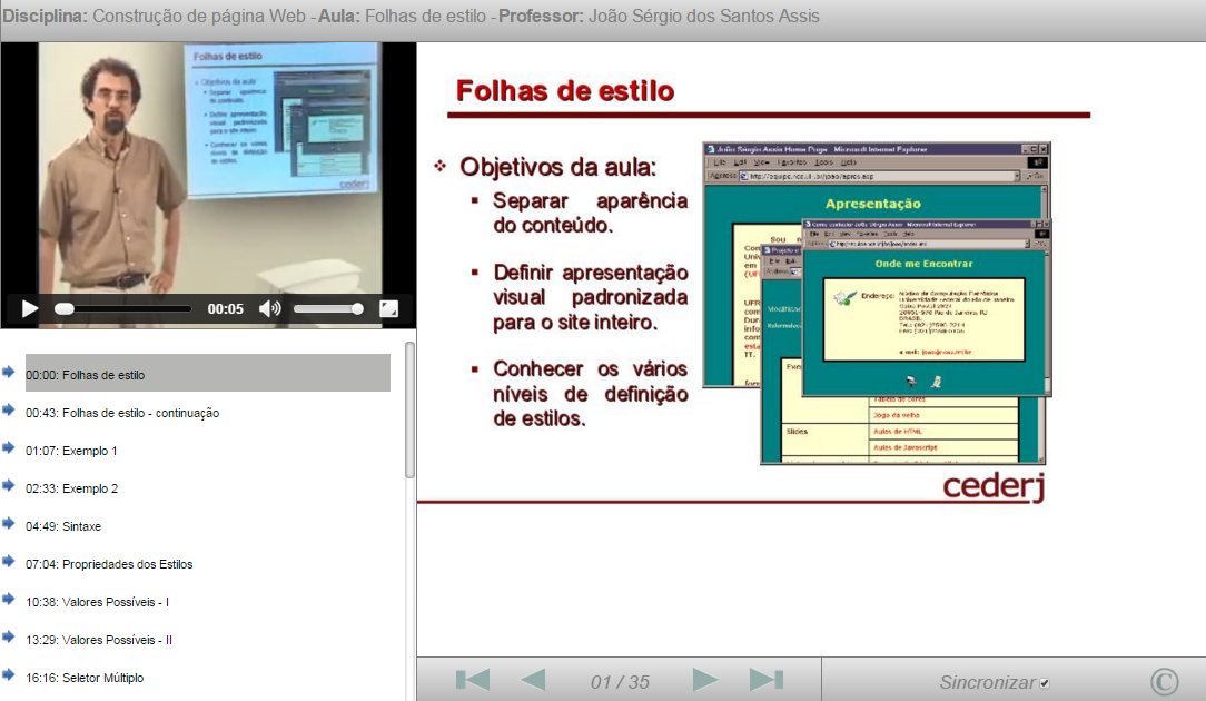 [ead05002] Construção de página Web