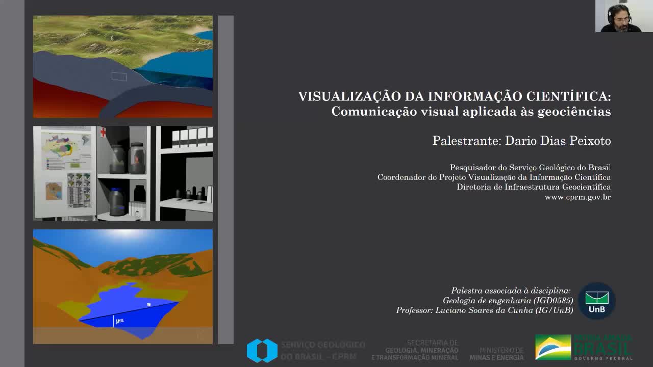Visualização e mediação científica (palestra UnB)