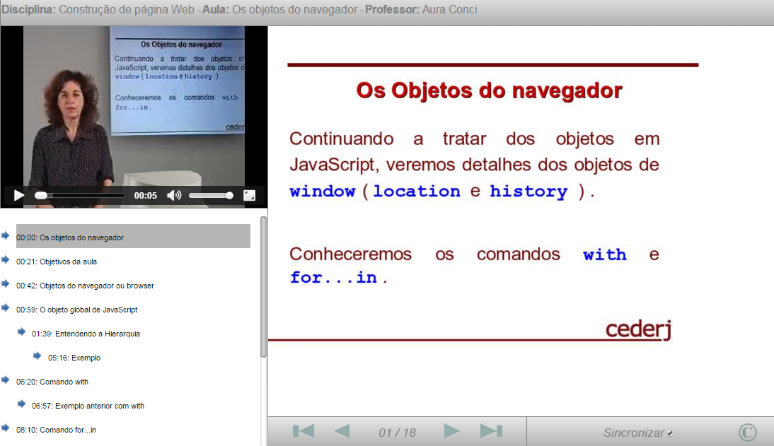 [ead05002] Construção de página Web