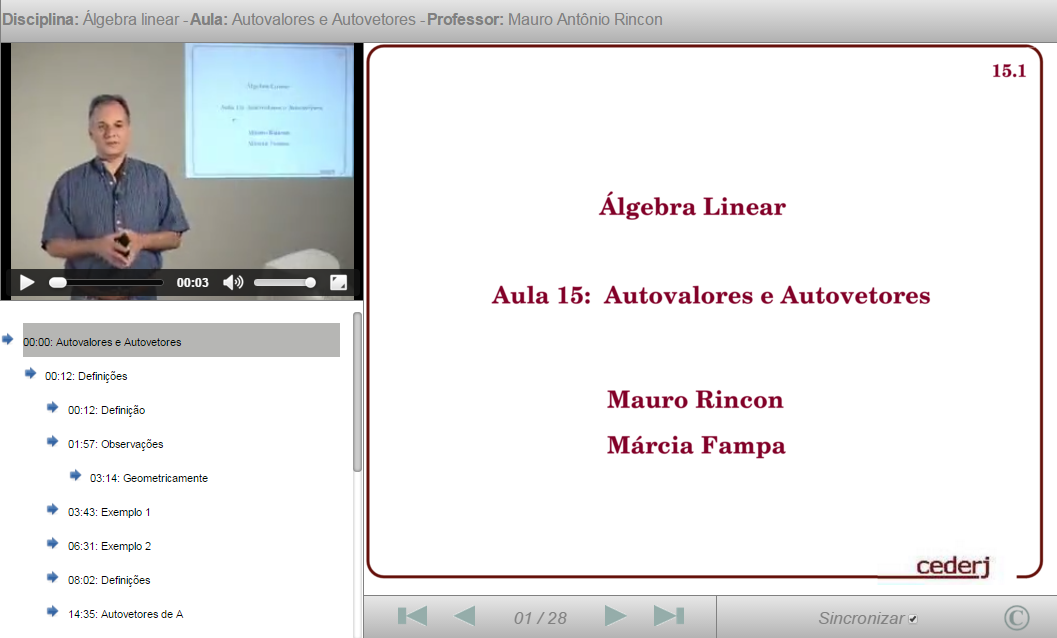 Autovalores e Autovetores