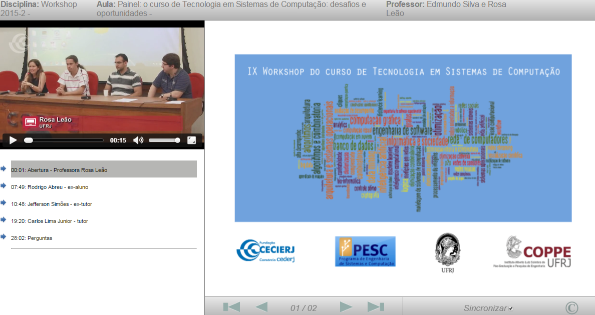 Painel: o curso de Tecnologia em Sistemas de Computação: desafios e oportunidades