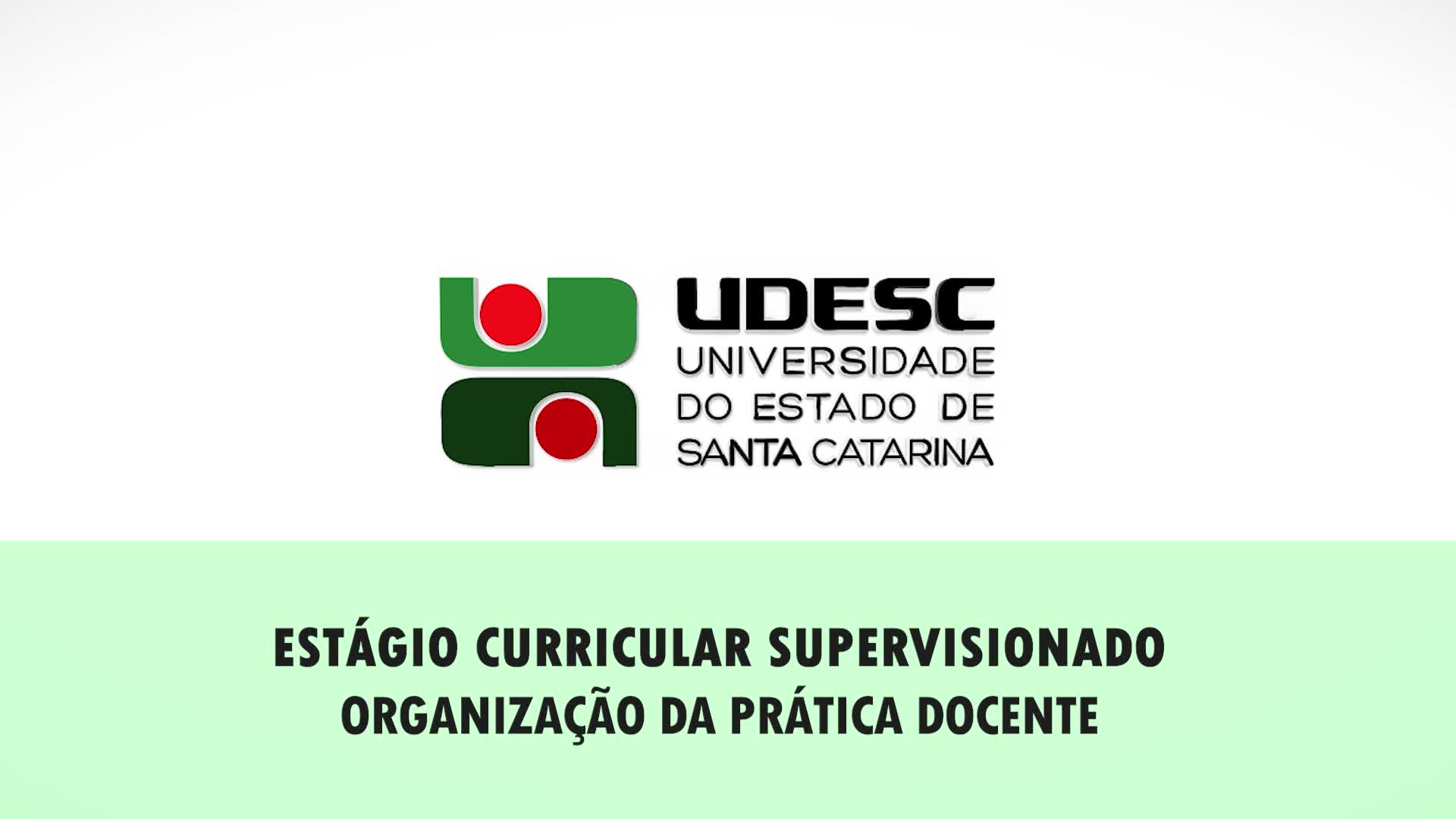 Estágio curricular supervisionado- organização da prática docente