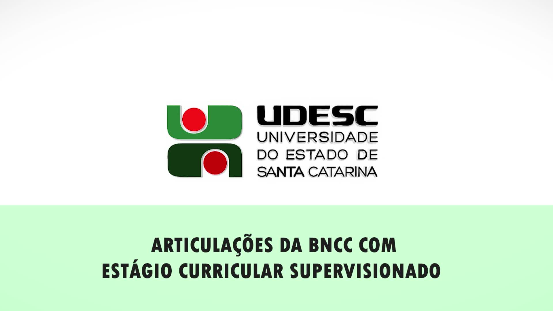 Articulações da BNCC com estágio curricular supervisionado 