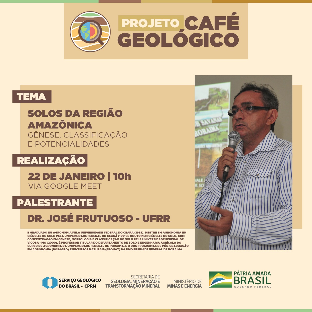 Café Geológico S02E01 - Solos da região Amazônica: Gênese, classificação e potencialidades