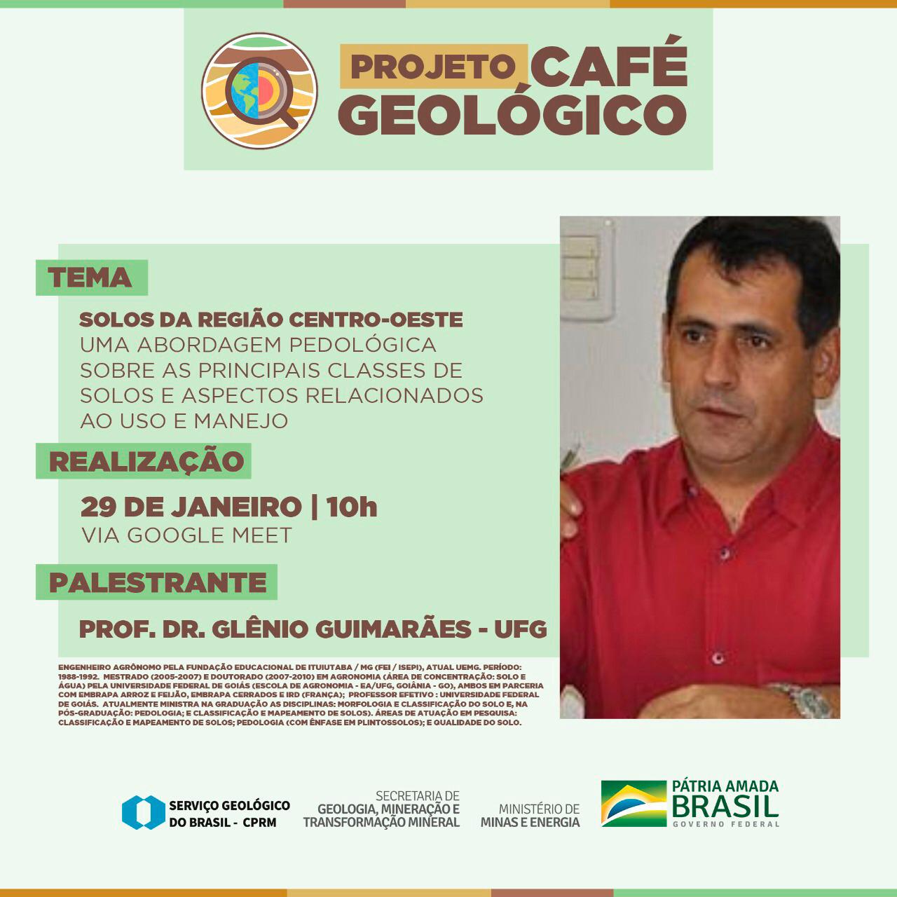 Café Geológico S02E02 - Solos das Grandes Regiões Geográficas do Brasil: Região Centro-Oeste.