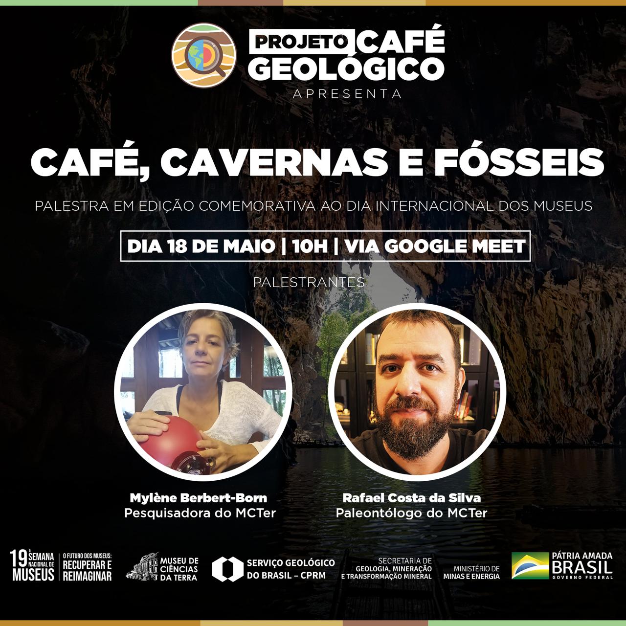 Café Geológico S02E22 - Café, cavernas e fósseis.