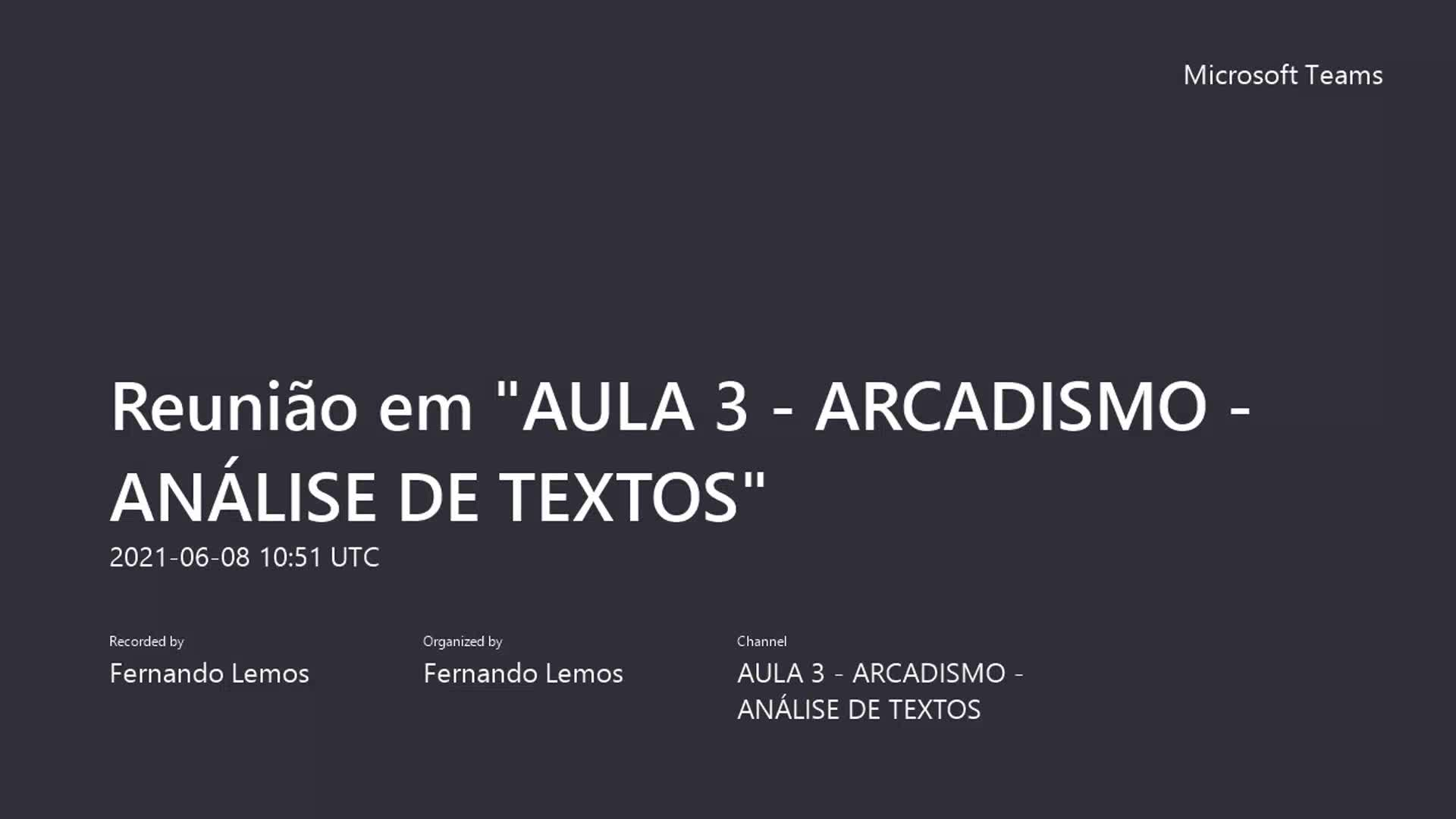 AULA 3 -ARCADISMO - ANÁLISE DE TEXTOS