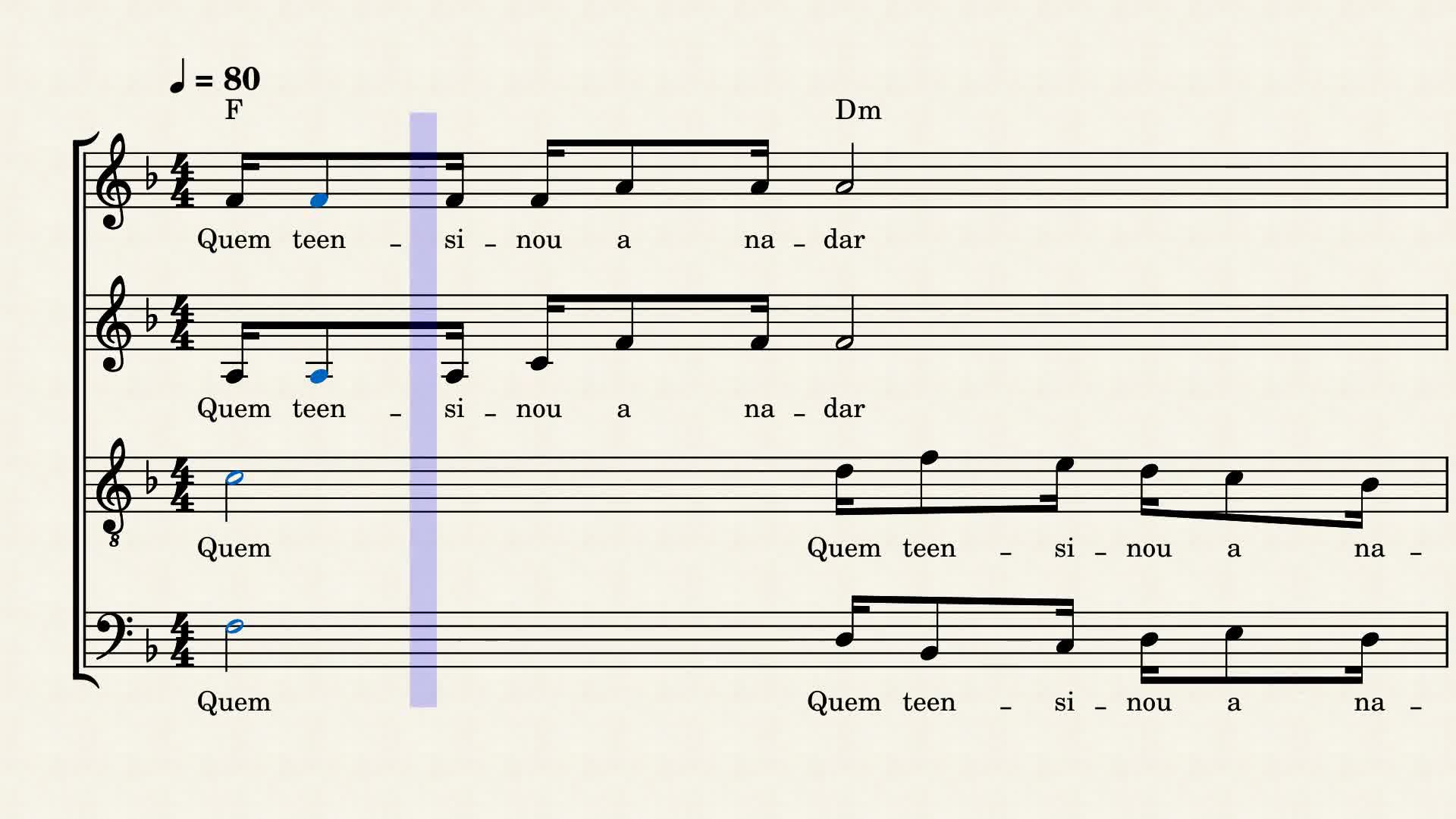 Marinheiro - Música Tradicional Popular Brasileira (arranjo a 4 vozes)