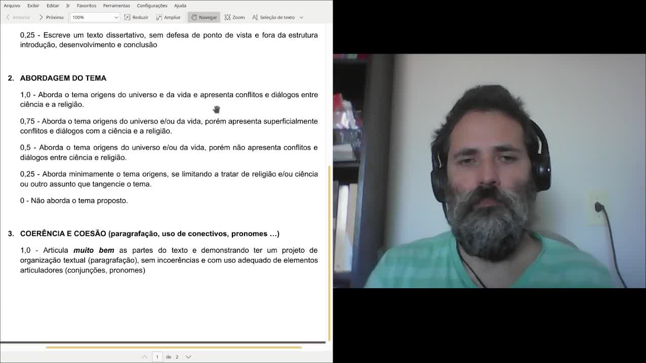 Orientações para a reescrita do texto dissertativo-argumentativo
