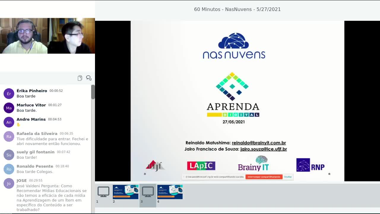 60Minutos NasNuvens - RecMEM - Aprenda Digital - Inovação