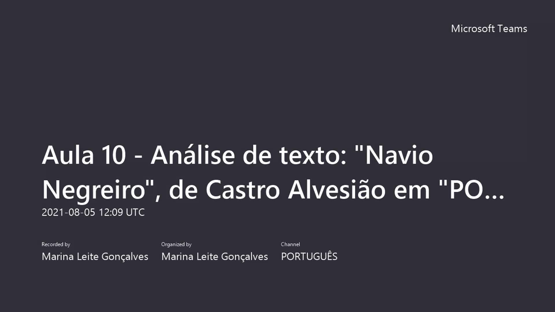 Aula 10 EDI2 Análise do poema Navio Negreiro Castro Alves