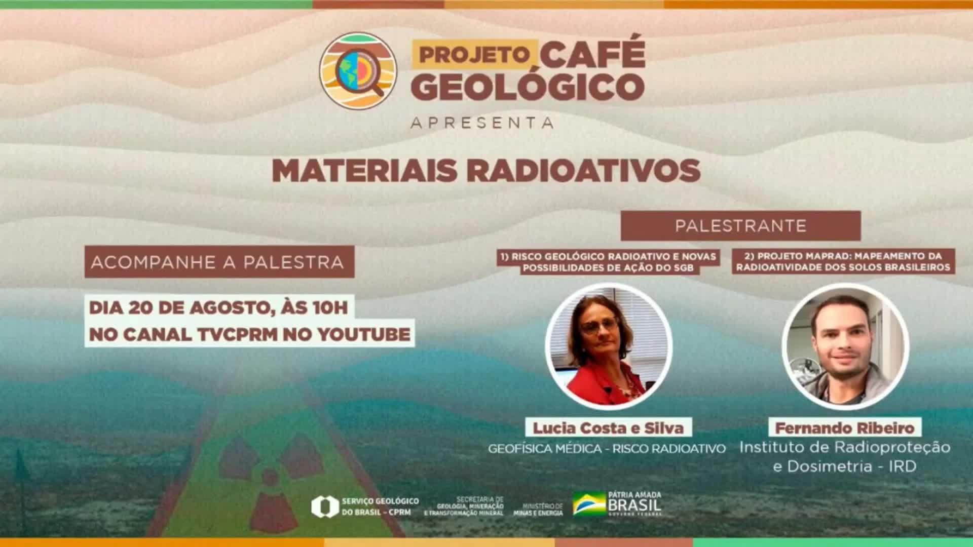 Café Geológico S02E41: Materiais Radioativos. 