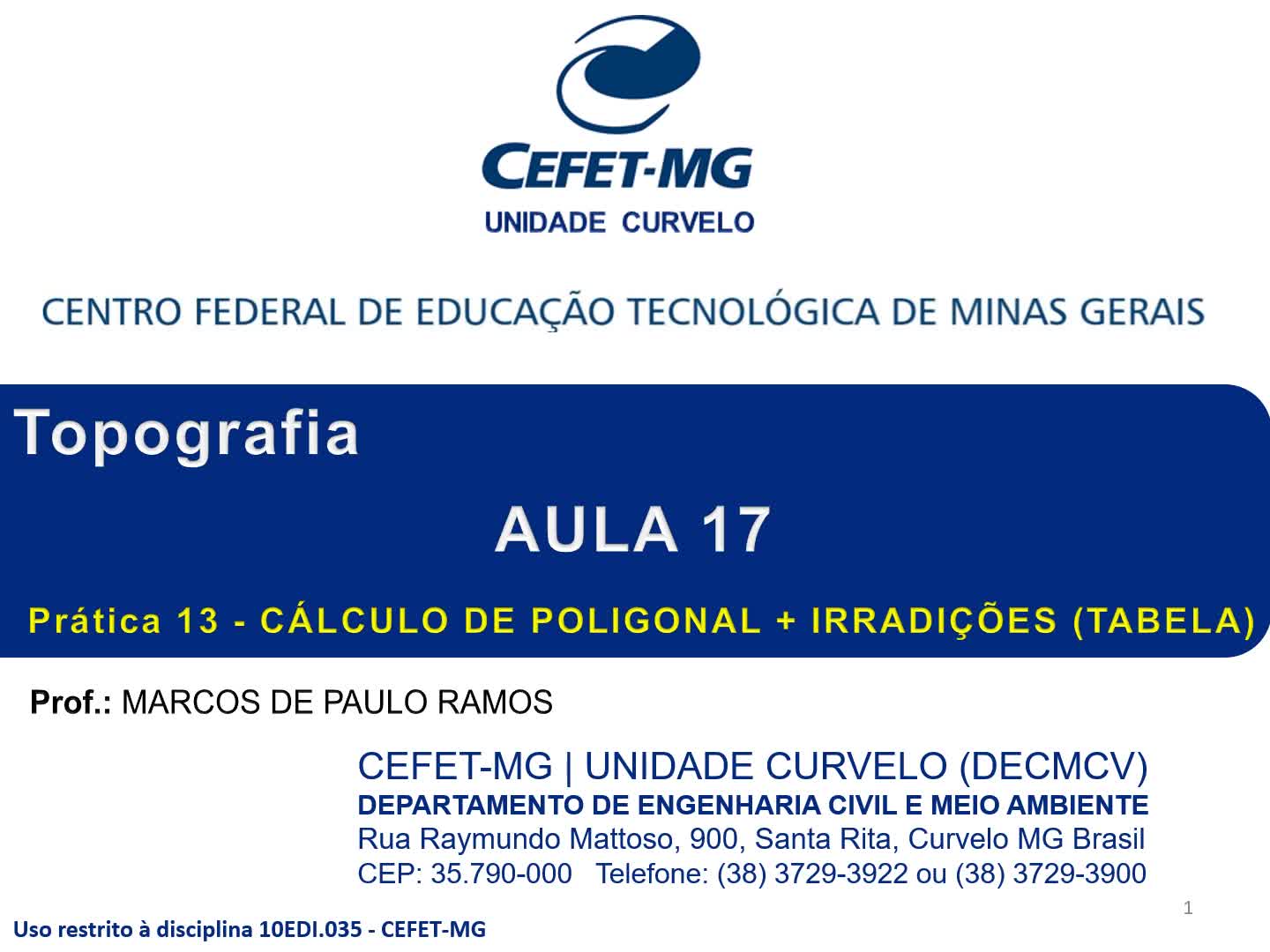 Aula17 (Prática 13)-Calculo Poligonal + Irradiações (tabela)