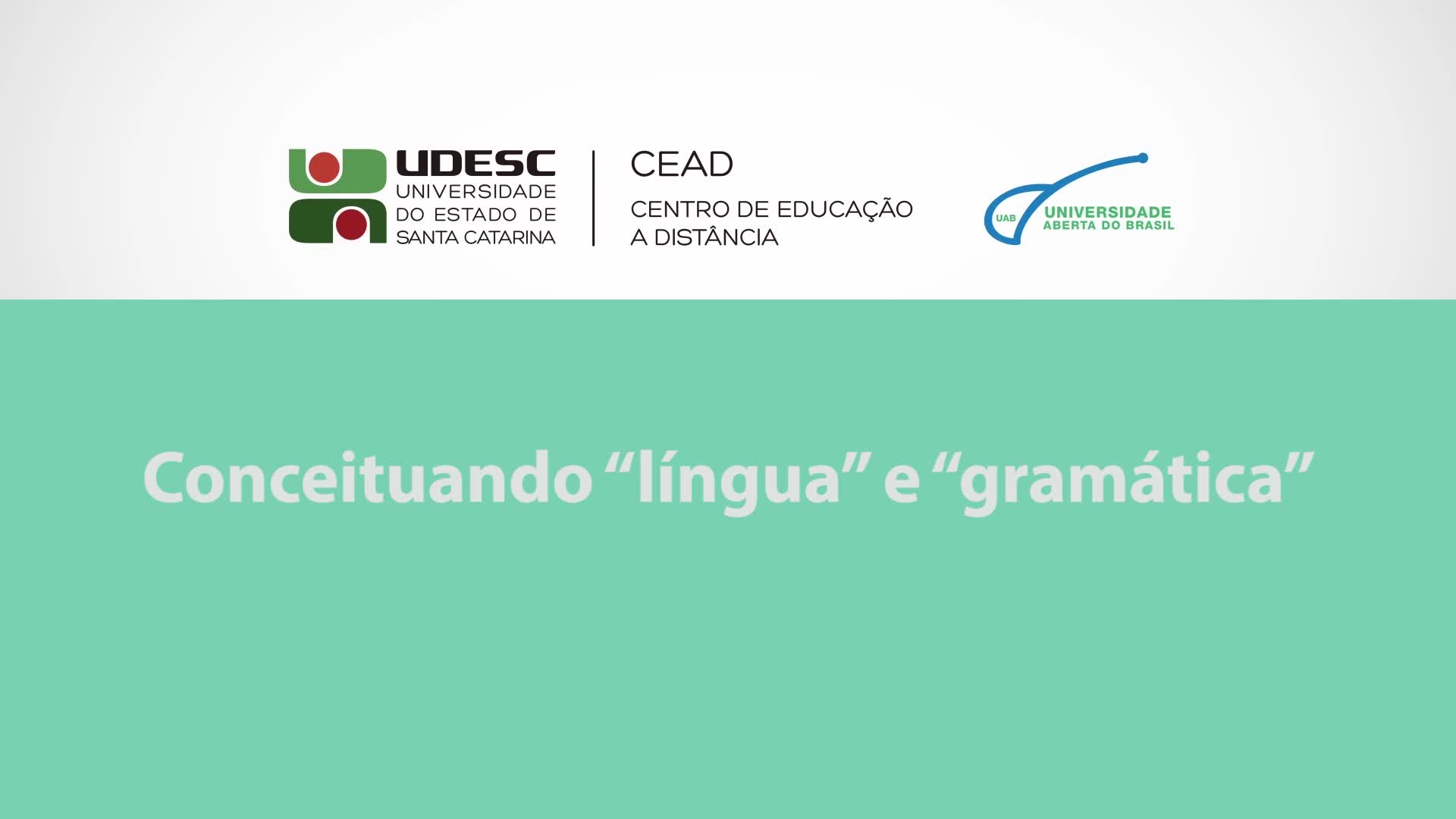 Conceituando "língua" e "gramática"