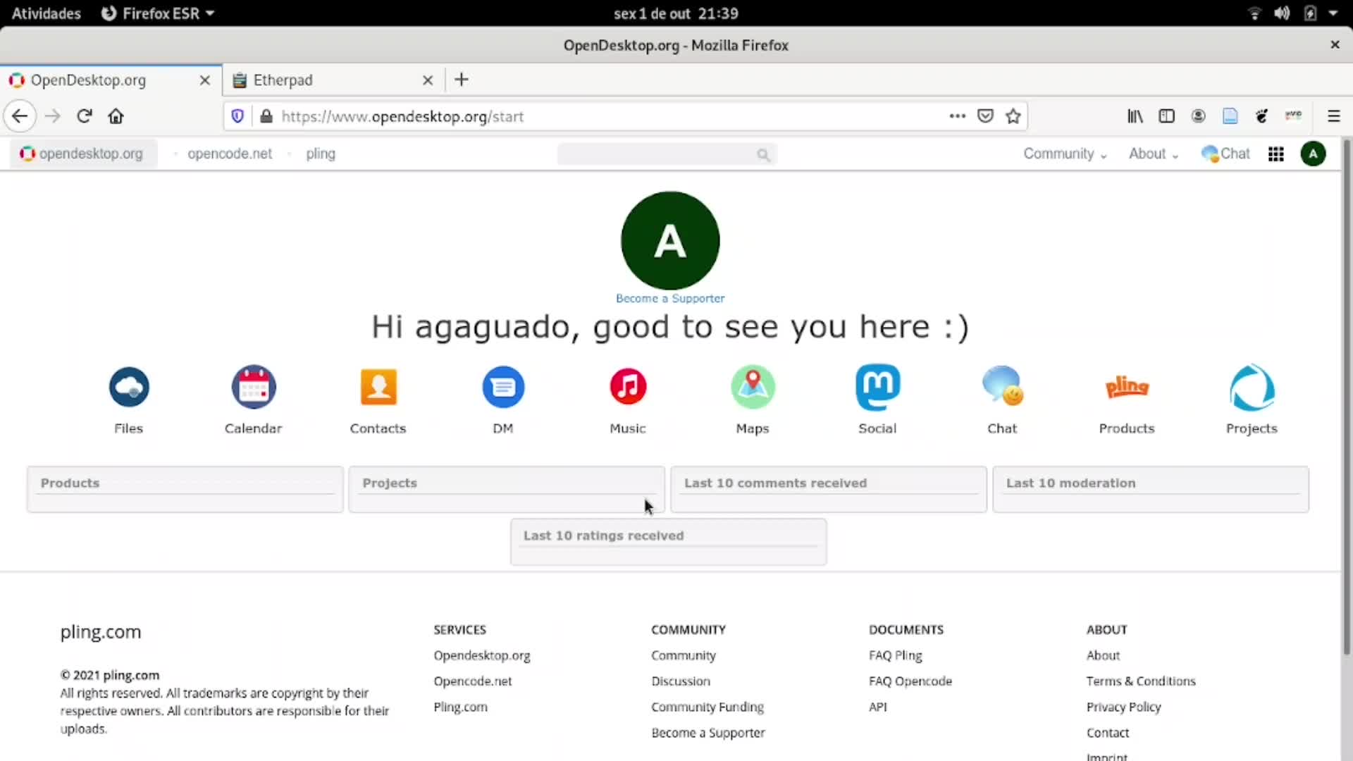 VideoTutorial 4 - Nuvem e colaboração com NextCloud + Collabora + Etherpad