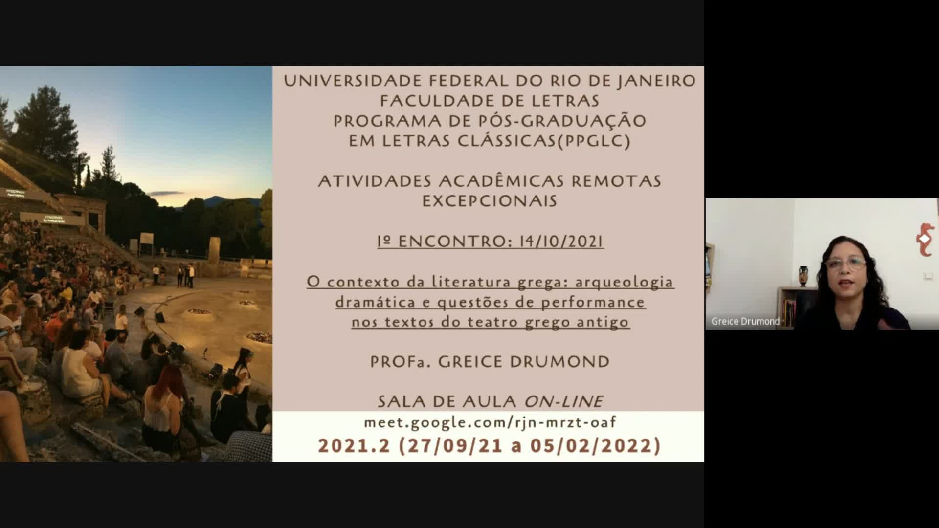 1ª aula - Arqueologia dramática
