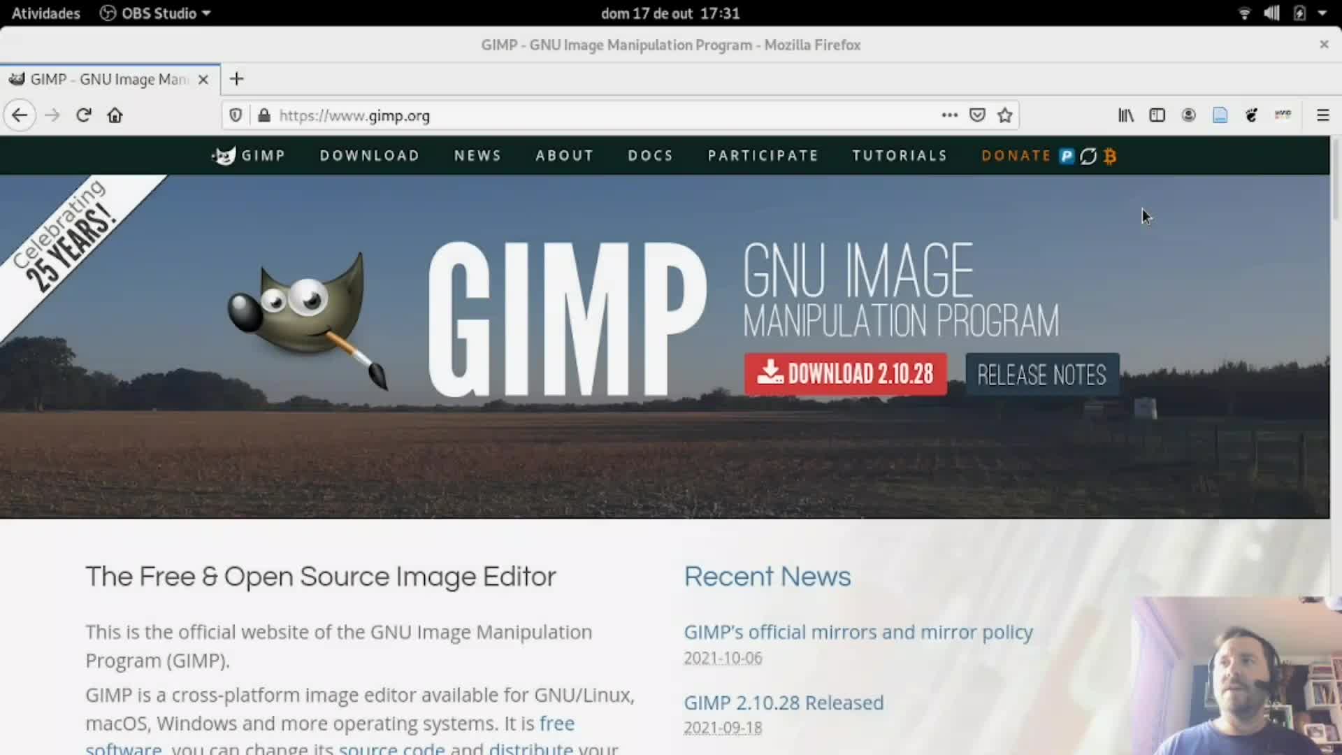 VideoTutorial 6 - Demonstração do GIMP