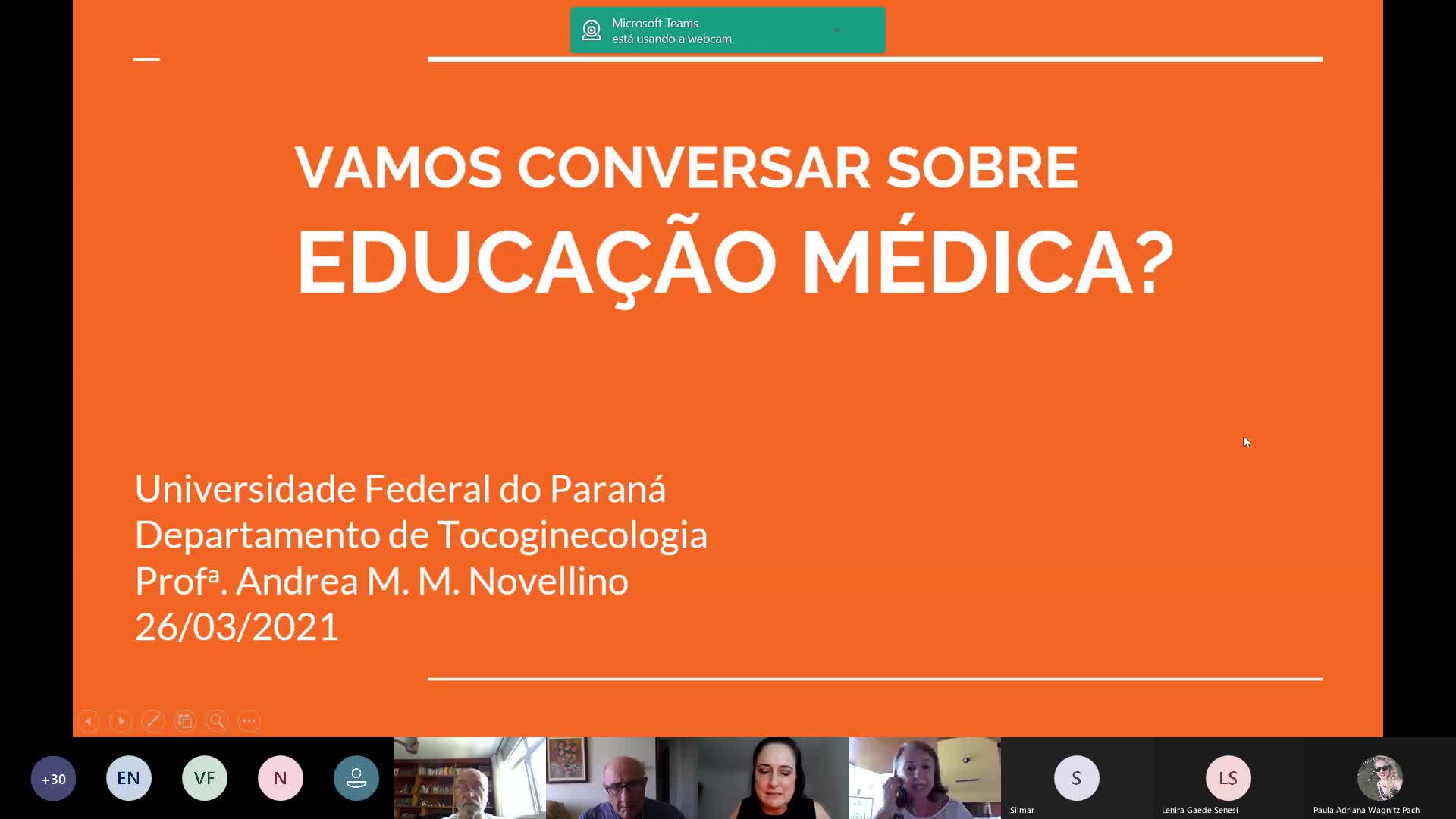 Reunião Departamental DTG 2021