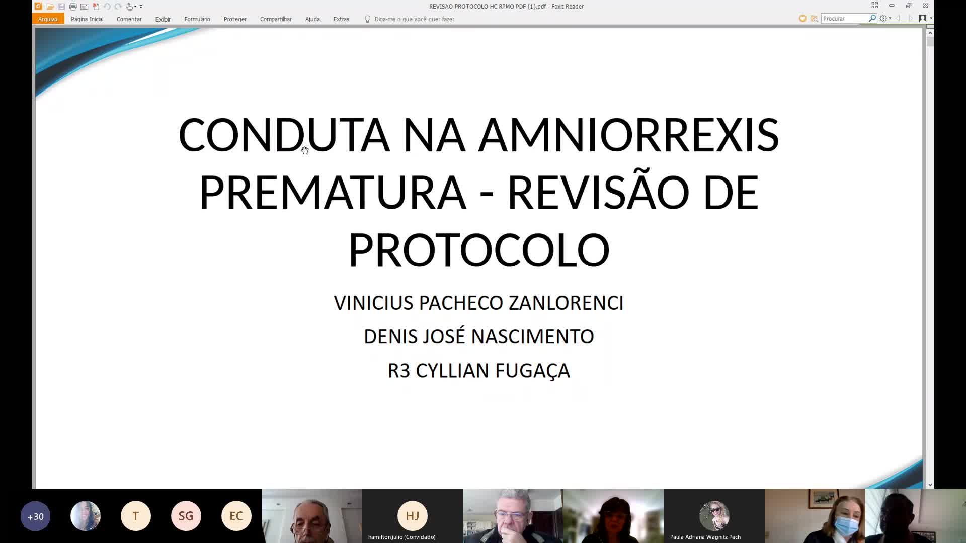 Reunião Departamental DTG 2021