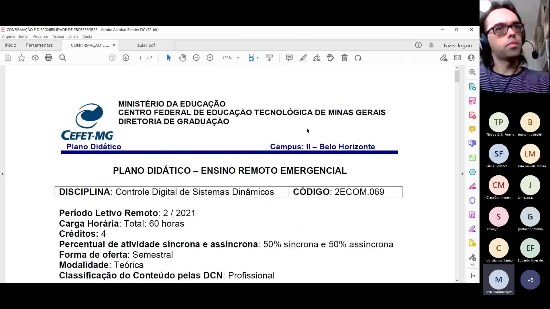 Controle Digital de Sistemas Dinâmicos