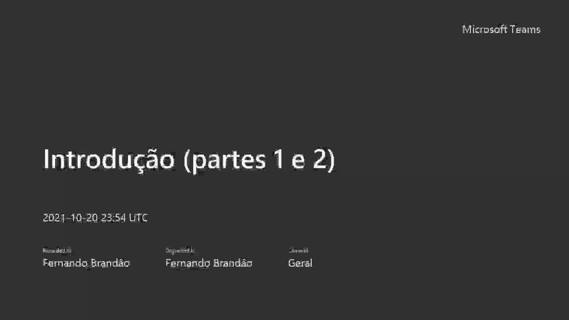 Introdução à lavra de mina subterrânea (partes 1 e 2)