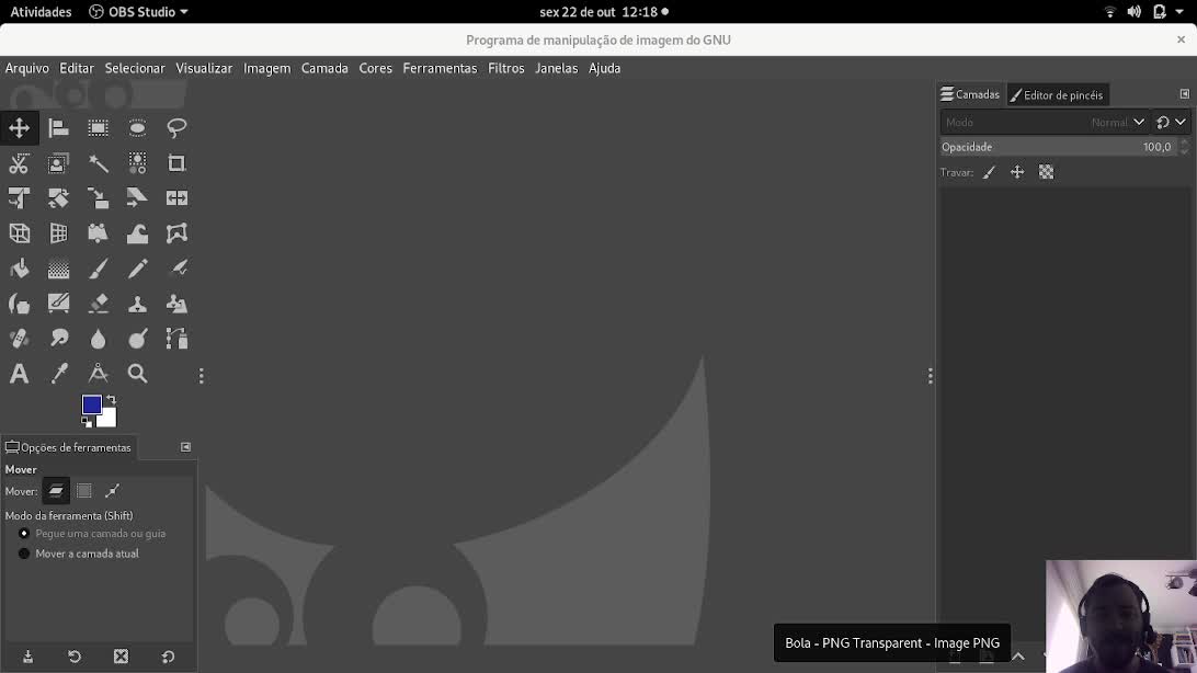 VideoTutorial 6 - Complemento - Demonstração do GIMP