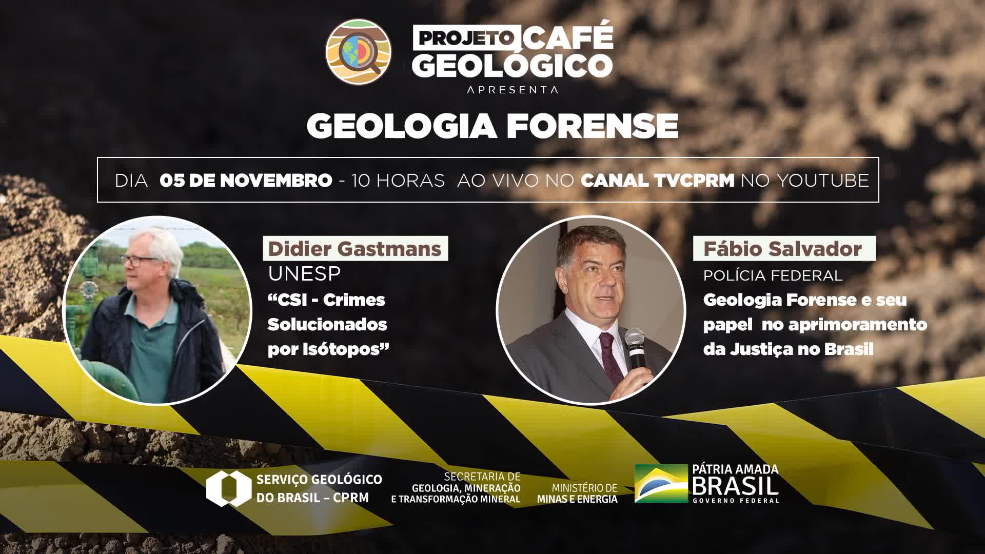 Café Geológico S02E55: Geologia Forense e seus mistérios