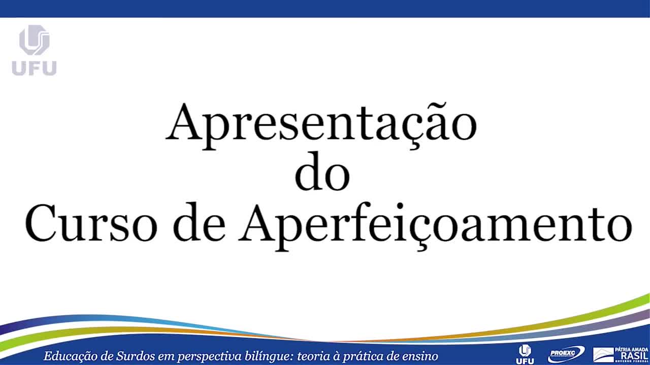 Educação de Surdos - Curso UFU