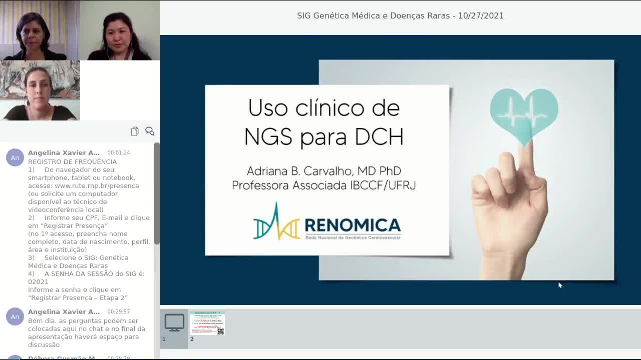 SIG Genética Médica e Doenças Raras*