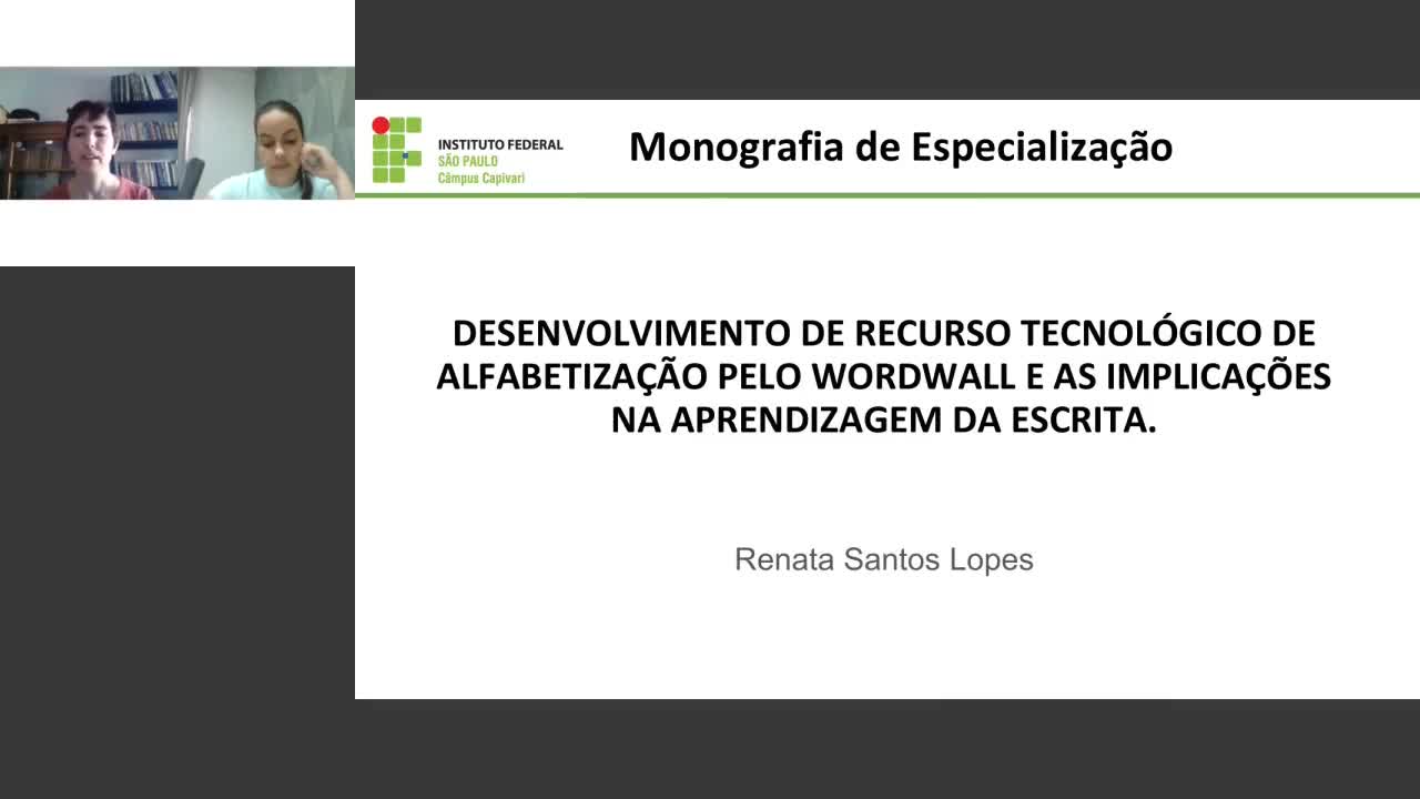 Desenvolvimento de recurso tecnológico de alfab