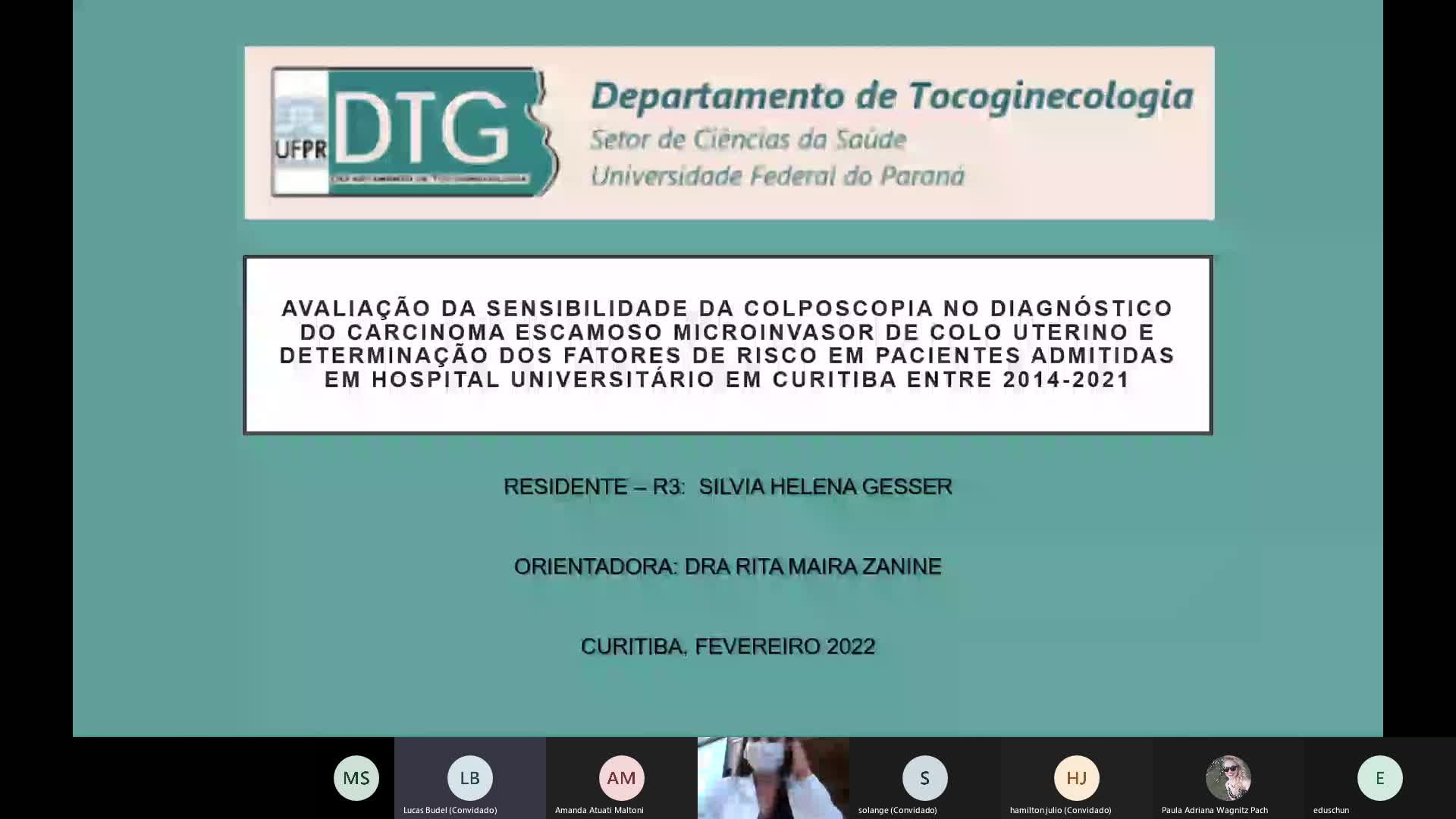 Reunião Departamental DTG 2021