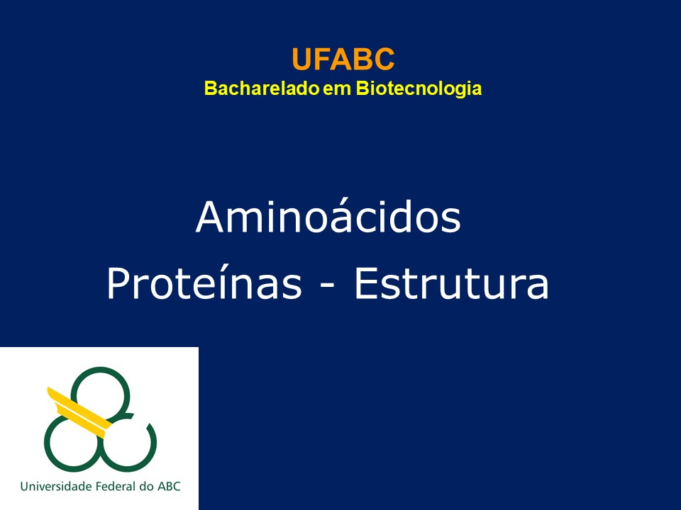 Aminoácidos e proteínas
