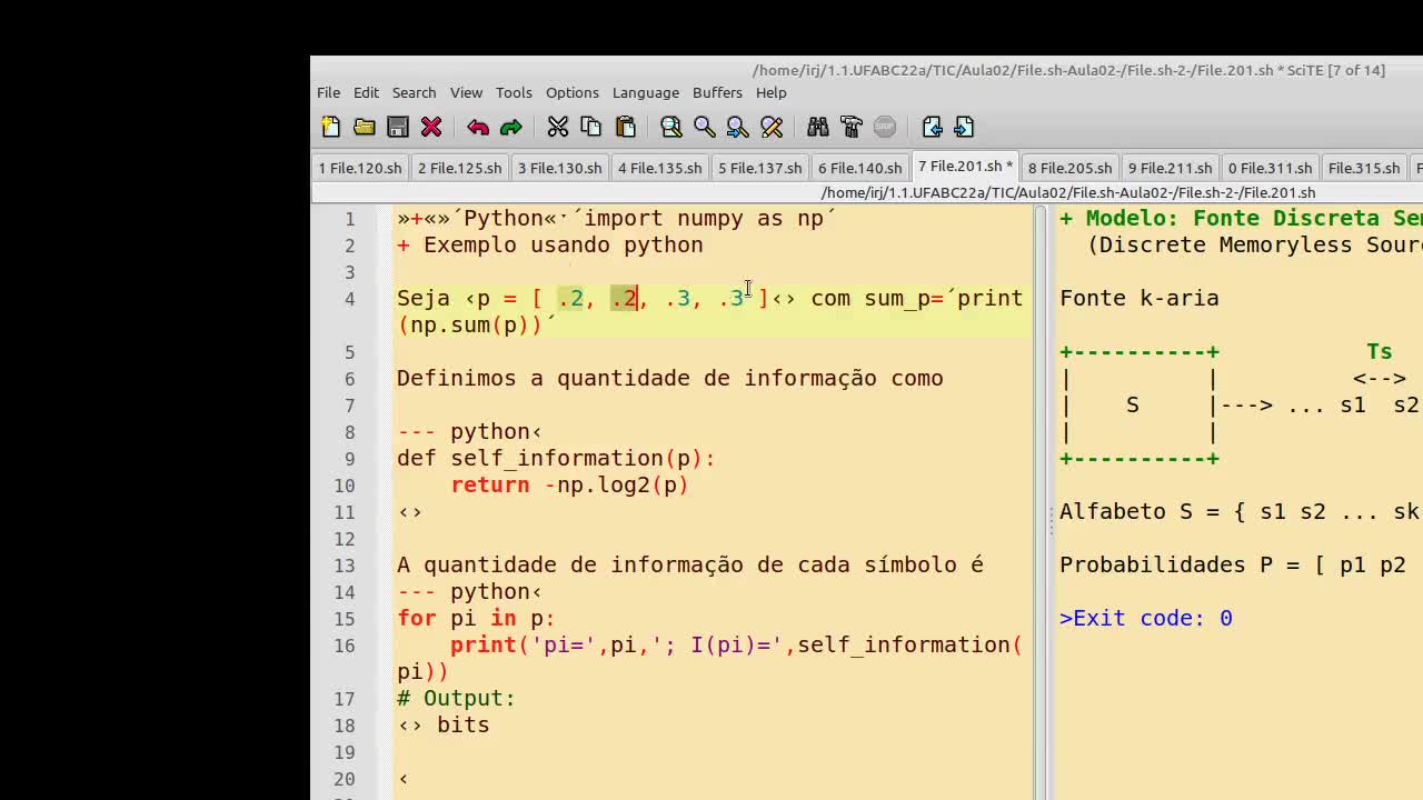 TIC02 Informação e Entropia