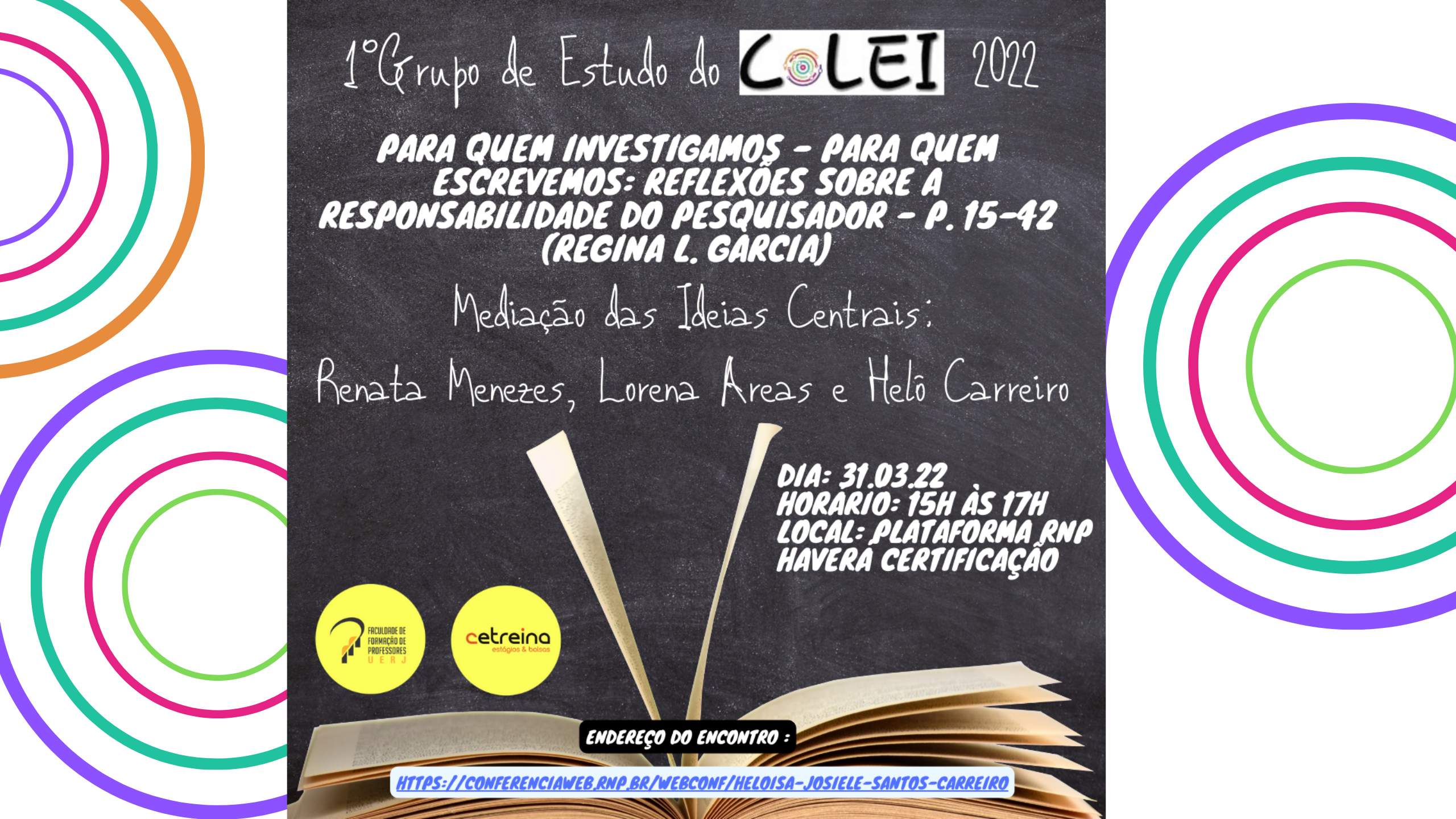 1º Grupo de Estudos do COLEI da FFP/ UERJ em 2022