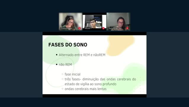 Apresentação dos vídeos - noturno