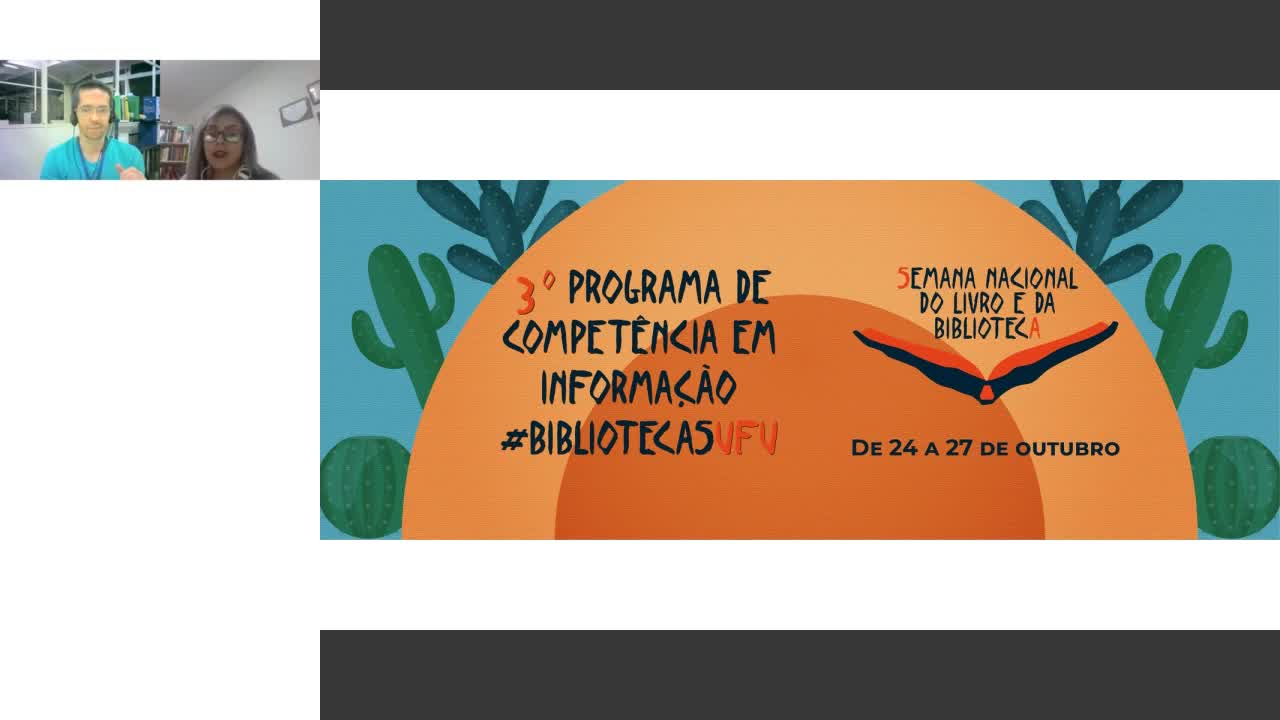 3º Programa de Competência em Informação #BibliotecasUFU