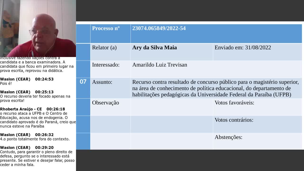 REUNIÕES DO CONSEPE/UFPB