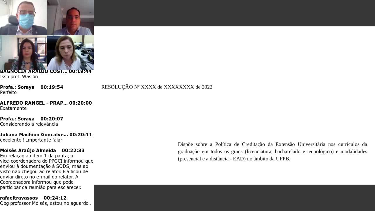 REUNIÕES DO CONSEPE/UFPB