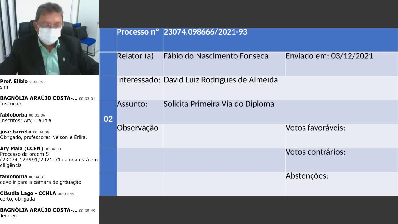 REUNIÕES DA CÂMARA DE PÓS-GRADUAÇÃO, PESQUISA E EXTENSÃO