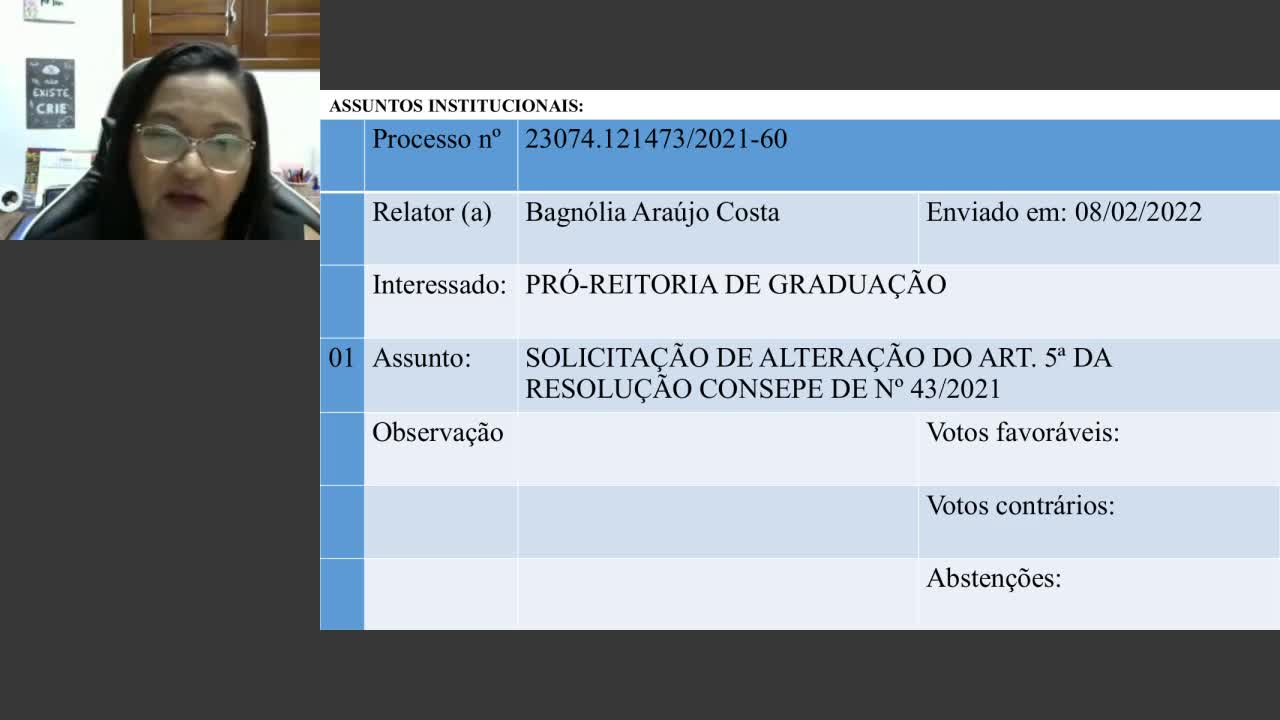 REUNIÕES DO CONSEPE/UFPB