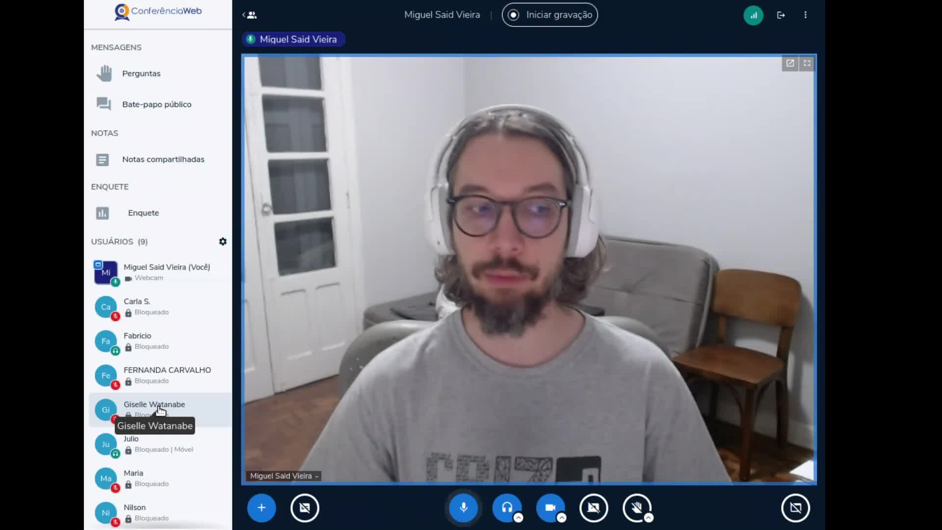 Oficina webconferência (gravação) - 5/4/2023