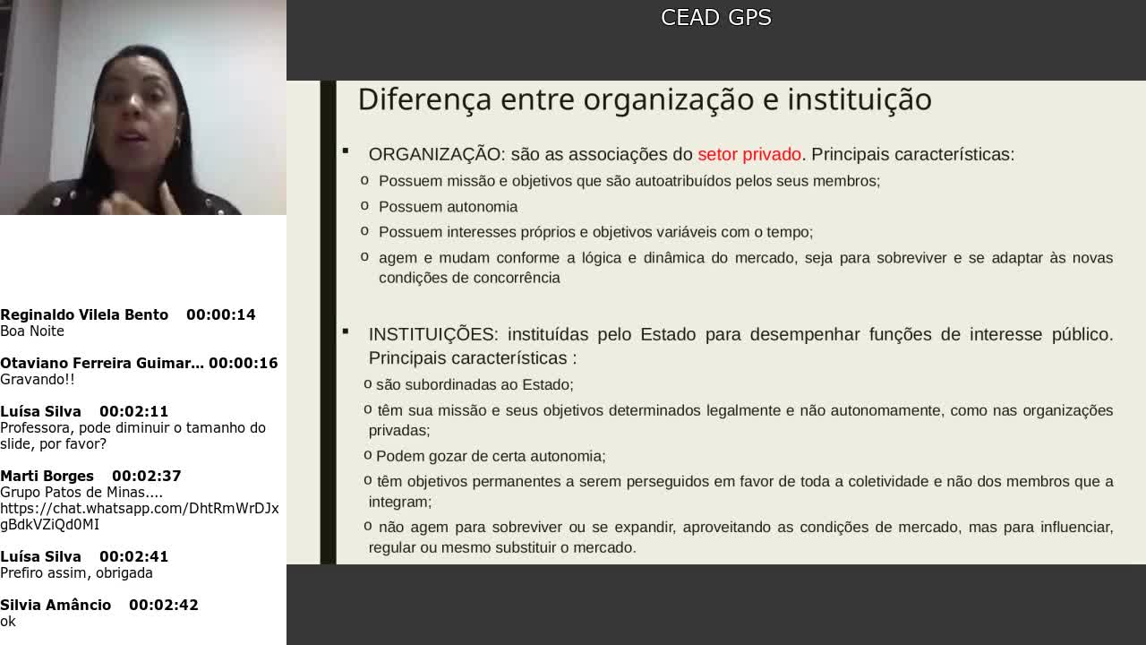 GPS - Conferência - Profª Michele - 17-07-2023