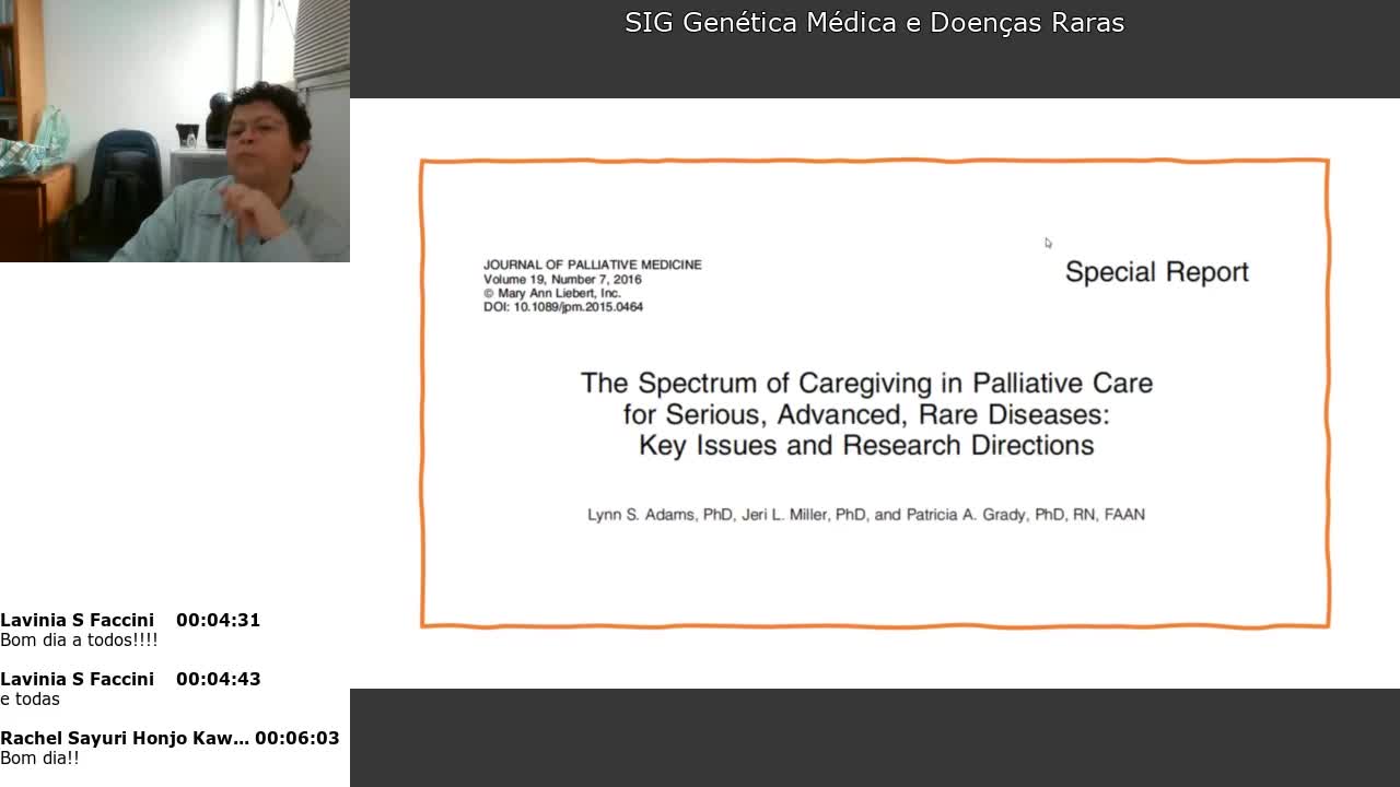 SIG Genética Médica e Doenças Raras*