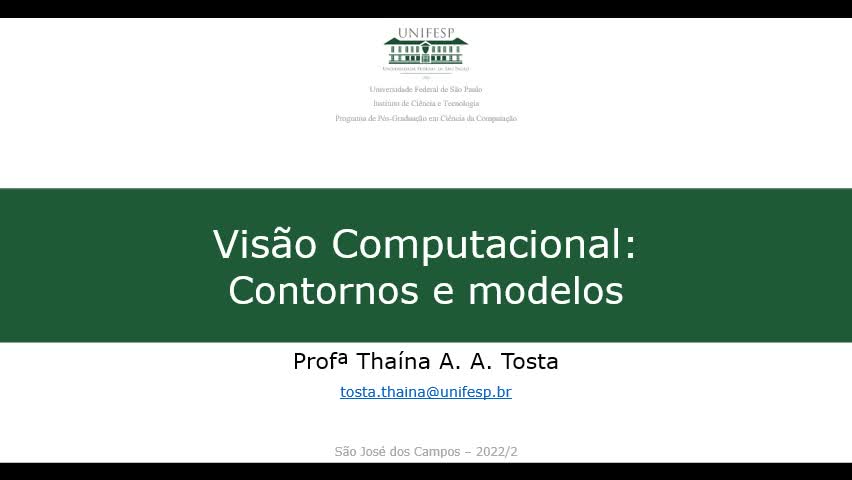 Visão Computacional (PPG-CC UNIFESP)