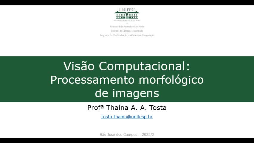 Visão Computacional (PPG-CC UNIFESP)