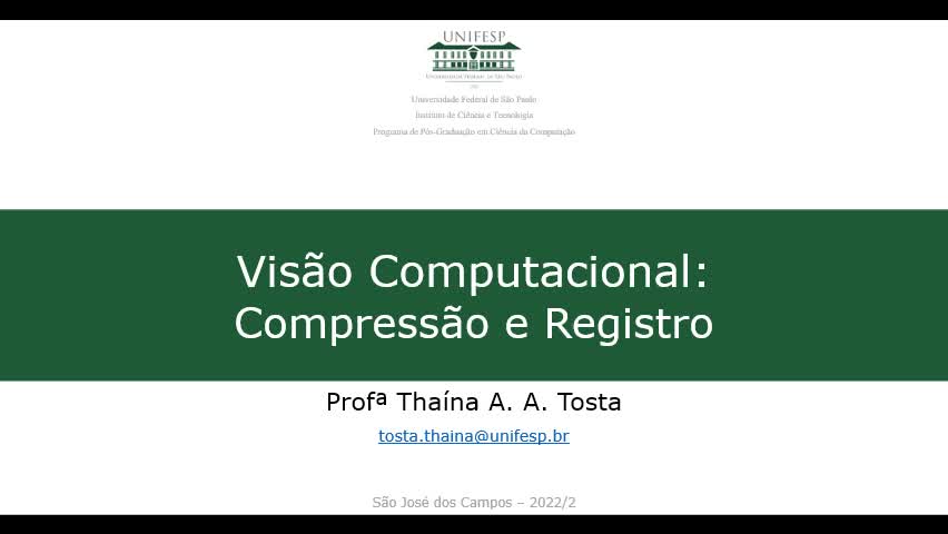 Visão Computacional (PPG-CC UNIFESP)