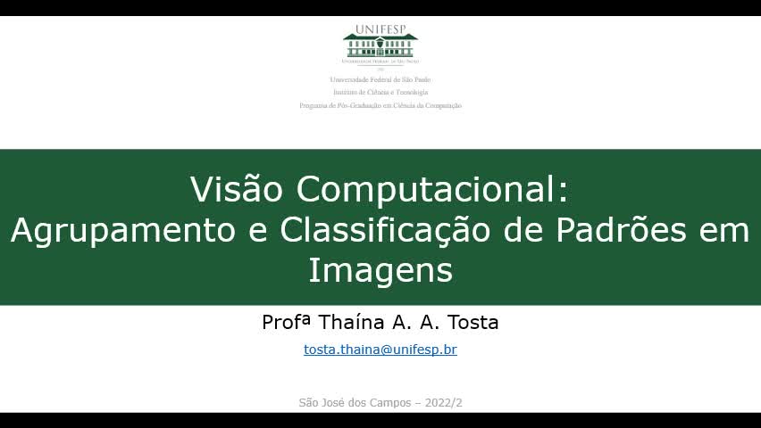 Visão Computacional (PPG-CC UNIFESP)